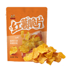 沂蒙公社0添加剂红薯脆地瓜片薯片休闲零食 红薯脆 250g*1袋9.9元 (券后省5)