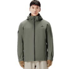 伯希和（Pelliot）[追风]冲锋衣三合一男女户外防水春秋硬壳登山外套114301033绿S651元 (券后省20)