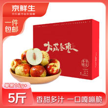京鲜生 陕西大荔冬枣 净重5斤 单果16g+ 新鲜水果 源头直发券后34.9元