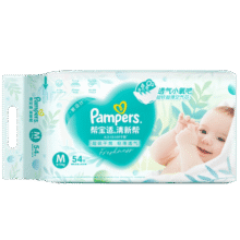 pampers/帮宝适 清新帮透氧Pro M码 纸尿裤 54片65.07元/件 拍3件