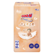 PLUS：大王 光之羽纸尿裤 S码 50片 拍2件 送湿巾60片*1包148元（拍两件，合74.00元/件）