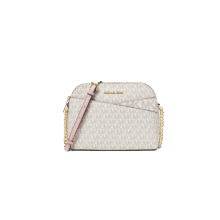 MK迈克高仕 Jet Set 女士中号老花斜挎单肩贝壳包390元(0.8折，原价5200元，超v382元)