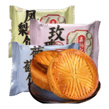 鑫炳记 蛋皮月饼山西特产 五仁月饼 70g*3包6.45元
