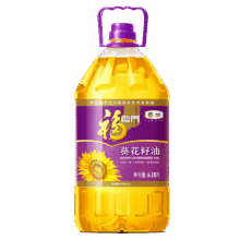 福临门压榨一级 葵花籽油6.18L 食用油 富含维E 中粮出品130.73元（合65.36元/件，返卡7.69元后）