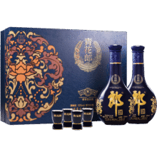 郎酒青花郎礼盒 53度酱香型白酒 500ml*2瓶 高度白酒 53度 500mL 1盒 【青花郎礼盒】3199元 (每满2340减629,券后省100)