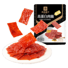 良品铺子肉脯零食小吃即食肉铺休闲食品解馋零食 【约110包】原味纯肉脯250g .17.9元 (券后省5)