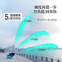 富源百川 317综合鱼竿手竿28调超轻超硬鲫鱼杆鲤鱼竿台钓钓鱼手杆