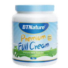 BTNature 蓝胖子全脂奶粉 1kg/罐53.36元