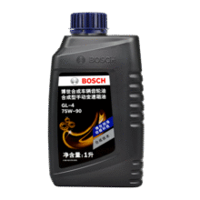 博世（BOSCH）手动变速箱油/手动档汽车合成齿轮油/手动波箱油 75W-90 1升装61.2元 (券后省0.9)