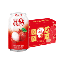 健力宝 红色礼盒荔枝味饮料 330ml*20罐30.28元+0.4元淘金币