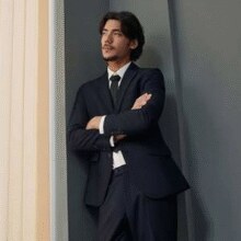 Seven 柒牌 男士羊毛混纺西服套装127C7025B