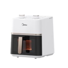 Midea/美的 双旋钮可视空气炸锅115.7元（需领券）