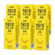 新希望 香蕉牛奶 牛奶 口感丰富 盒装 200ml*6盒11.2元（合1.87元/盒）（需换购）