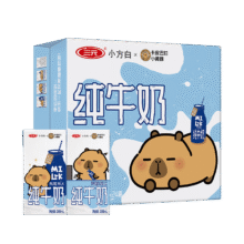 PLUS会员，需首购:三元 小方白 全脂纯牛奶200ml*24盒*3件101.73元（合33.91元/件）