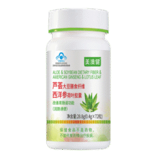 美澳健（MEIAOJIAN）芦荟大豆膳食纤维西洋参72粒/瓶 润肠通便秘改善肠胃道功能 1瓶69元 (每满300减30,券后省60)