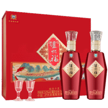 泸州老窖股份出品 泸州福 中国红福香千里龙腾四海 52度浓香型白酒 52%vol 500mL 2瓶 (赠礼杯)158元 (满688减20,券后省530)