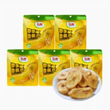 片片香脆，口口留香！Dole 都乐 即开即食香蕉片 45g*5袋