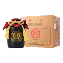 【白水杜康蓝花瓷】玻璃磨砂坛器 古法陈酿白酒52度浓香型粮食酒 52%vol 500mL 6坛 整箱装45.8元 (券后省4)