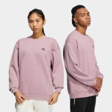 adidas 春秋季男女同款经典LOGO舒适百搭加绒运动休闲圆领卫衣87元（超V会员价，有首单礼金，政府补贴8折券，价格更低）
