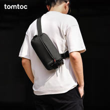 tomtoc 男士胸包 H02-A04D 曜石黑 中号