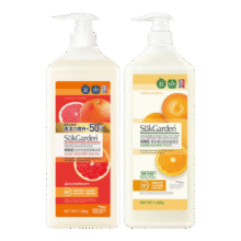 蔬果园（SukGarden）洗洁精  【橘彩 红柚】1.28kg*2瓶24.9元