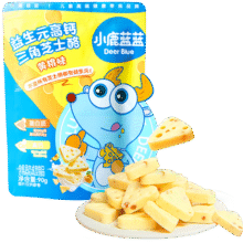 小鹿蓝蓝 益生元高钙三角芝士酪黄桃味宝宝儿童零食高钙芝士奶酪90g20元 (券后省0.7)