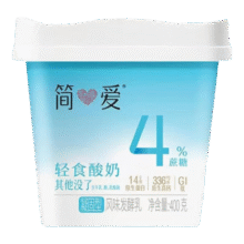 简爱简爱轻食400g酸奶0%蔗糖4%蔗糖 配料纯净风味发酵乳早餐代餐 轻食4%蔗糖400g*3桶51.9元 (满50减14,券后省24)