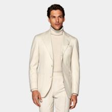 20日20点、值选：SUITSUPPLY 意大利 浅棕色西服羊毛羊绒混纺男士休闲西装套装