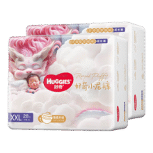 Huggies/好奇 小龙裤 XXL码 拉拉裤 56片390.9元（需领券，合97.72元/件）