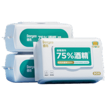 德佑 75%酒精消毒湿巾80片*3包 大包杀菌湿纸巾卫生湿巾99.9%杀菌39.9元 (满48减1,券后省10,月销3000+)