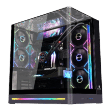 20日，20点：玩嘉 WJCOOLMAN 问界PLUS 黑色一体式曲面玻璃海景房机箱 ATX/360水冷/背插三面侧透TypeC/ARGB灯条299元