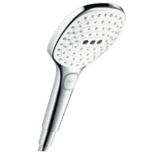 汉斯格雅（Hansgrohe） 花洒喷头境雨手持淋浴单头多功能莲蓬头 原装进口飞雨Select变速 飞雨E120三速手持花洒（白色）1539元 (券后省60)