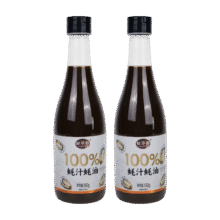 鲜萃都 100%蚝汁蚝油550g*2瓶（0添加剂）47.8元包邮（需试用）