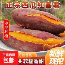 新鲜现挖沙地西瓜红红薯 带箱1斤 中小果（1两-3两）券后0.01元