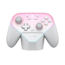 20点：盖世小鸡 超新星无线游戏手柄带底座 适用switch2手机PC安卓Steam电脑NS2pro电视体感蓝牙有线粉色丝之歌 +凑单151.21元