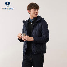 navigare 纳维凯尔 男轻暖连帽羽绒服 1331604505576.1元