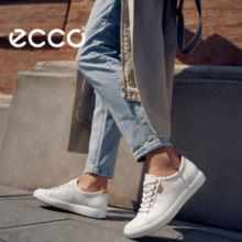 女士经典白搭小白鞋码全好价！ECCO 爱步 Soft 7 柔酷7号 女士牛皮休闲鞋 430003￥509.05 3.2折