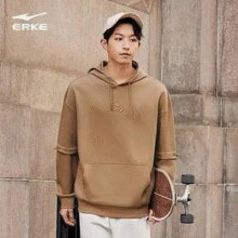 ERKE 鸿星尔克 男款休闲连帽卫衣￥29.00 2.7折