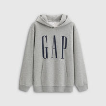 Gap 盖璞 logo印花抓绒宽松套头连帽衫卫衣786923114元