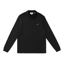 LACOSTE 男士长袖POLO衫宽松商务休闲上衣春秋季