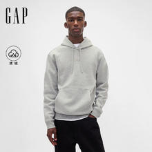 Gap 盖璞 男女装2025秋季Logo刺绣抓绒宽松连帽衫卫衣美版795625 浅灰色 XS 美码 S亚洲码175/88A券后114元