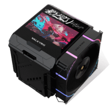 瓦尔基里（VALKYRIE）DX140 LOKI INTEL优化版 VK CPU风冷散热器 全焊接8热管全铜底 4.3吋MAX大屏 支持LGA1851 AM5519元