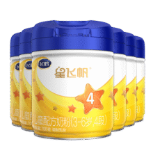飞鹤 星飞帆 4段奶粉 3-6岁儿童成长配方奶粉 750g*6罐(咨询更优惠)