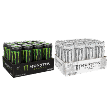 魔爪Monster 无糖超越+原味 能量饮料 功能饮料 330ml*12罐*2套组67.42元/件 拍2凑1