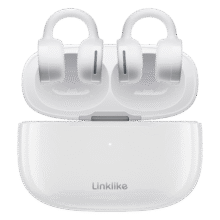 linklike/莅莱 OW AIR 蓝牙耳机 骨传导 不入耳 白色