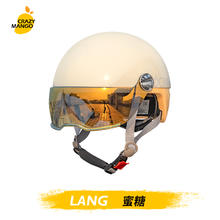 限移动端：疯狂芒果 CRAZY MANGO LANG 电动车头盔 蜜糖金色炫彩镜片+可调头围169元淘金币最高抵扣19.3元