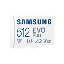 三星（SAMSUNG）512GB TF(MicroSD)存储卡 EVO白卡 适配大疆无人机运动相机Pocket3支持4K视频 读160MB/s写120MB/s255元