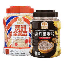 穗格氏（SHEGURZ）即食澳洲全燕麦 黑麦片 高纤营养早餐冲饮谷物代餐免煮牛奶麦片 【双谷物组合】纯燕麦 1.2kg +黑麦1kg62元 (券后省10)