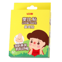 乐比（LOOBI）韩国进口鼻爽贴宝宝成人快速通鼻舒缓鼻堵畅快呼吸植物成分萃取 鼻通贴6片（6个月以上适用）