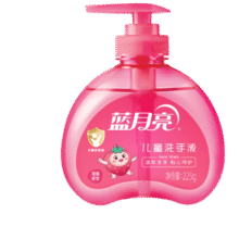 小程序、PLUS包邮：蓝月亮儿童洗手液 225g/瓶(草莓果香) 泡沫丰富温和护手 宝宝专用8.17元（需领券）小程序云闪付支付后